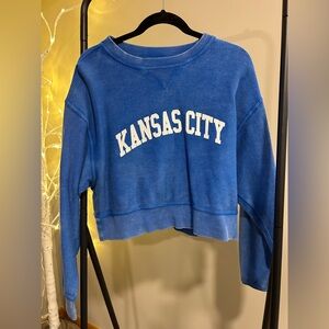 Blue Kansas City Women's Sweatshirt.